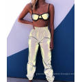 Hot Style Fashion Casual Pants Reflective Clothing Cargo Pants Women